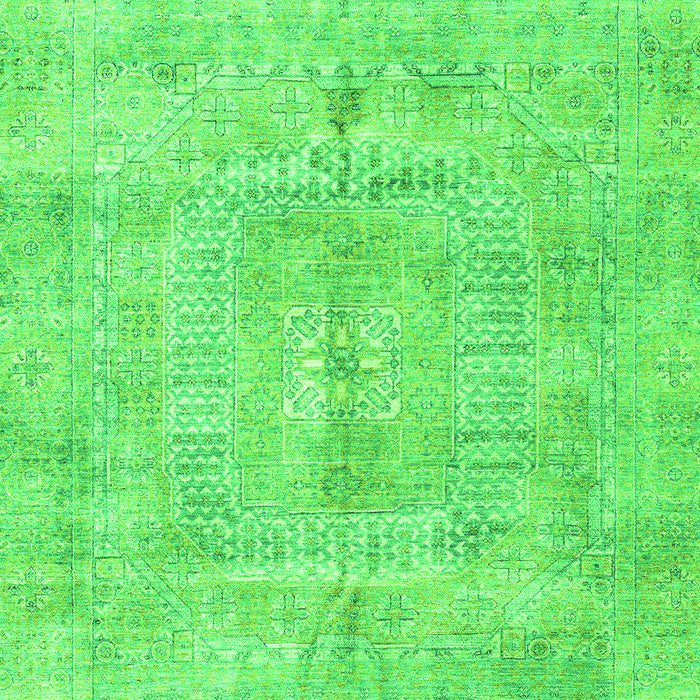 Abstract Green Modern Rug, abs4187grn