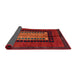 Sideview of Abstract Red Oriental Rug, abs4188