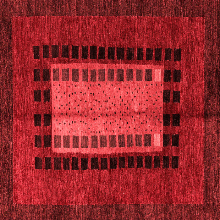Machine Washable Oriental Red Modern Rug, wshabs4188red