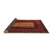 Sideview of Oriental Brown Modern Rug, abs4188brn