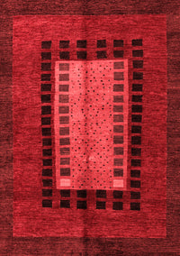 Oriental Red Modern Rug, abs4188red