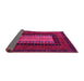 Sideview of Oriental Pink Modern Rug, abs4188pnk