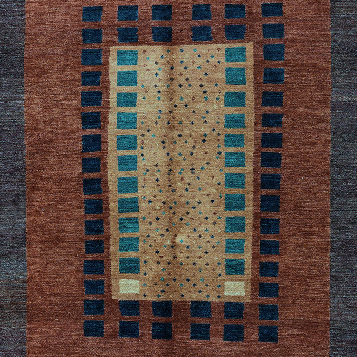 Oriental Light Blue Modern Rug, abs4188lblu