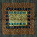 Square Oriental Turquoise Modern Rug, abs4188turq