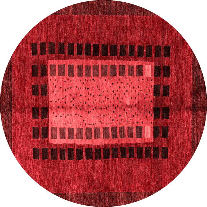 Machine Washable Oriental Red Modern Rug, wshabs4188red