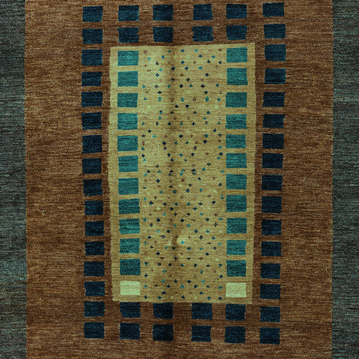Oriental Turquoise Modern Rug, abs4188turq
