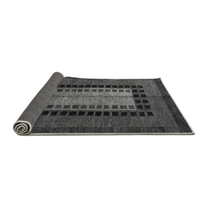 Sideview of Oriental Gray Modern Rug, abs4188gry