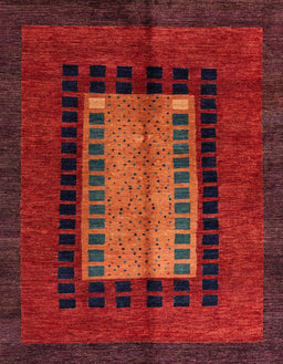 Abstract Red Oriental Rug, abs4188