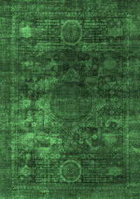 Oriental Emerald Green Modern Rug, abs4189emgrn