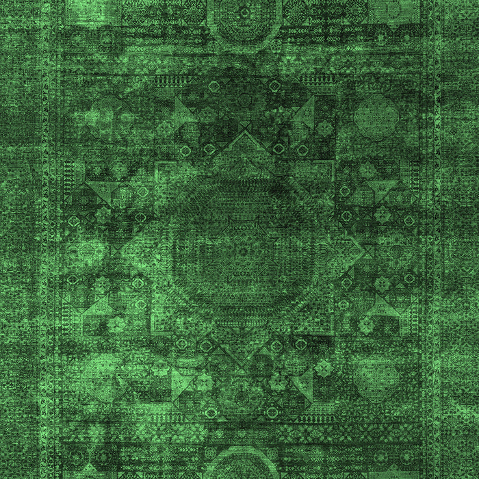 Oriental Emerald Green Modern Rug, abs4189emgrn