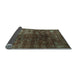 Sideview of Oriental Light Blue Modern Rug, abs4189lblu