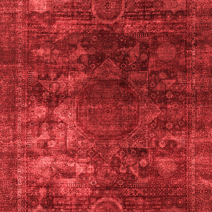 Machine Washable Oriental Red Modern Rug, wshabs4189red
