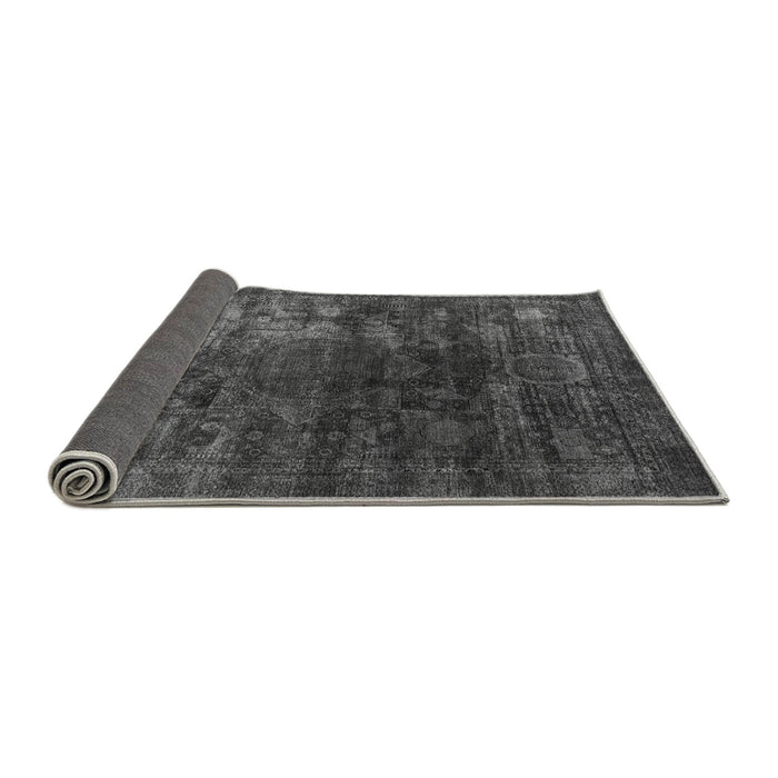 Sideview of Oriental Gray Modern Rug, abs4189gry
