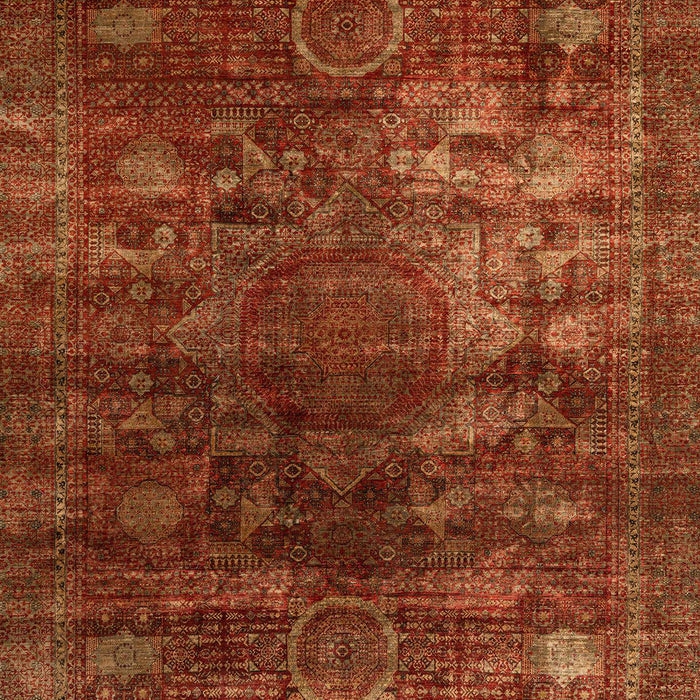 Abstract Red Oriental Rug, abs4189