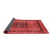 Abstract Red Modern Area Rugs