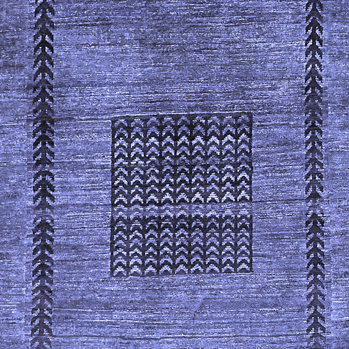 Machine Washable Abstract Blue Modern Rug, wshabs418blu