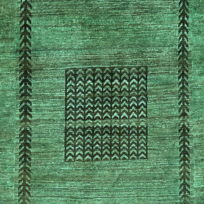 Machine Washable Abstract Turquoise Modern Area Rugs, wshabs418turq