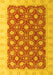 Machine Washable Oriental Yellow Modern Rug, wshabs4190yw