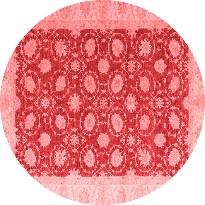 Machine Washable Oriental Red Modern Rug, wshabs4190red