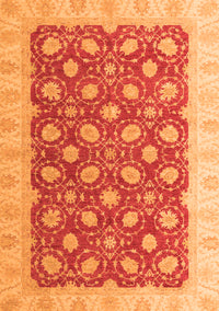 Oriental Orange Modern Rug, abs4190org