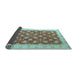 Sideview of Oriental Light Blue Modern Rug, abs4190lblu