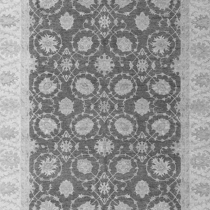 Machine Washable Oriental Gray Modern Rug, wshabs4190gry