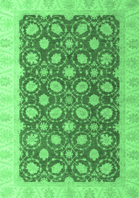 Oriental Emerald Green Modern Rug, abs4190emgrn