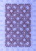 Machine Washable Oriental Blue Modern Rug, wshabs4190blu