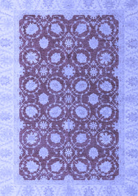 Oriental Blue Modern Rug, abs4190blu