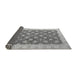 Sideview of Oriental Gray Modern Rug, abs4190gry