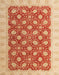 Abstract Orange Red Oriental Rug, abs4190