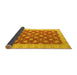 Sideview of Oriental Yellow Modern Rug, abs4190yw