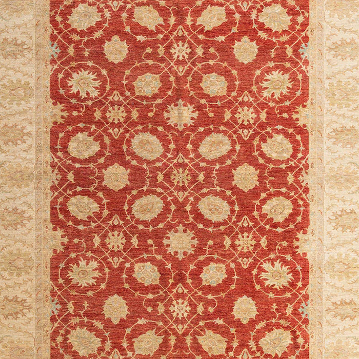 Machine Washable Abstract Orange Red Rug, wshabs4190