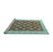 Sideview of Machine Washable Oriental Light Blue Modern Rug, wshabs4190lblu