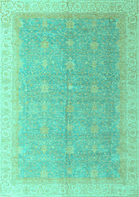 Oriental Turquoise Modern Rug, abs4191turq