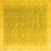 Square Oriental Yellow Modern Rug, abs4191yw