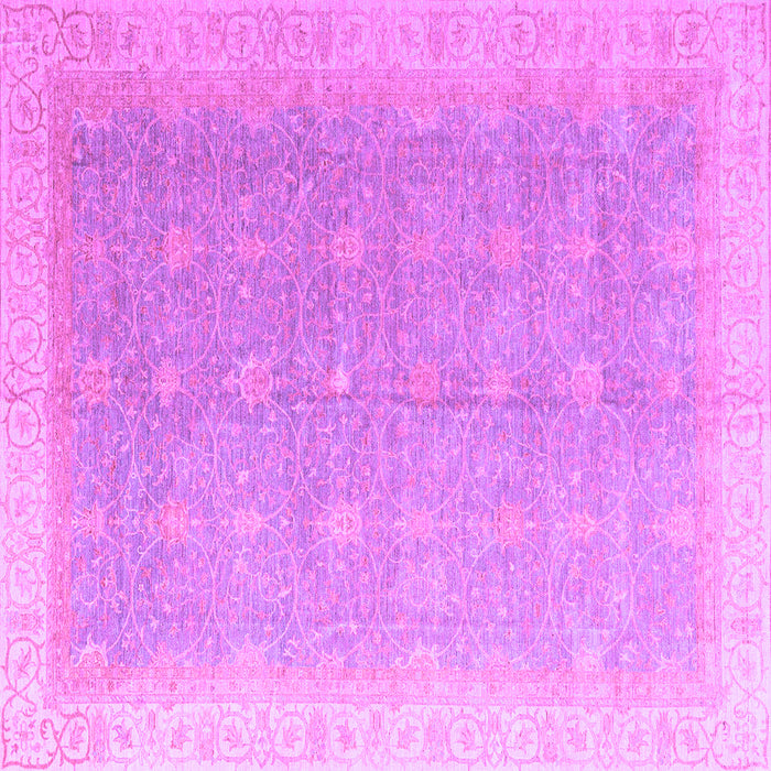 Square Oriental Purple Modern Rug, abs4191pur