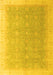 Oriental Yellow Modern Rug, abs4191yw