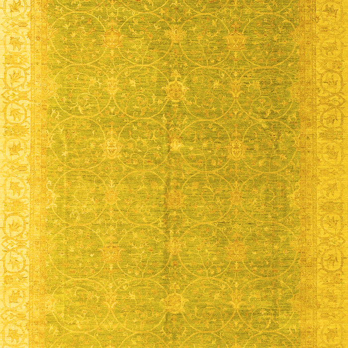Oriental Yellow Modern Rug, abs4191yw