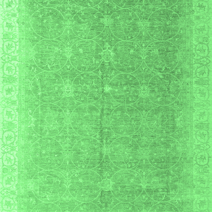 Oriental Emerald Green Modern Rug, abs4191emgrn
