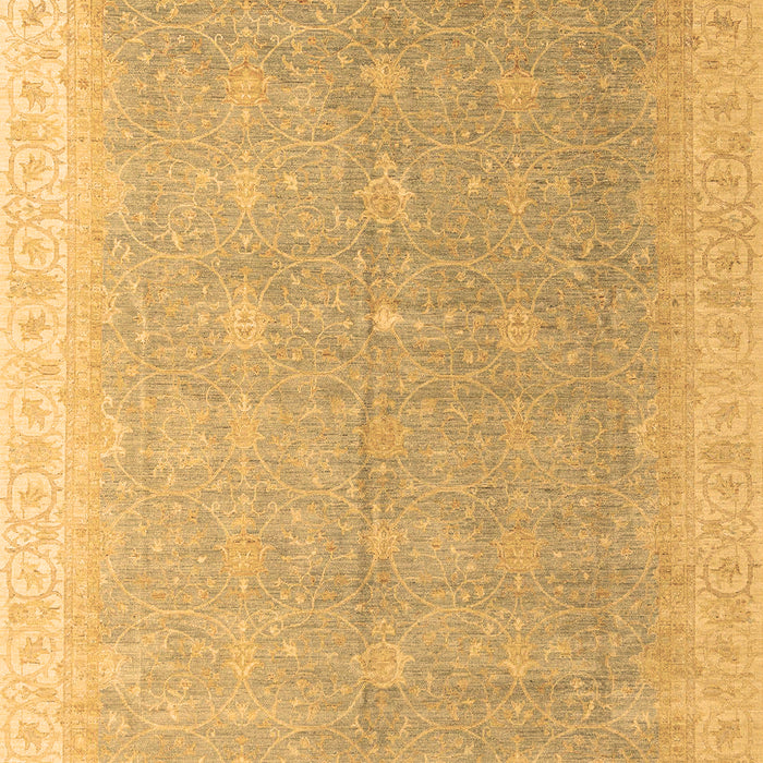 Machine Washable Oriental Brown Modern Rug, wshabs4191brn