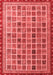 Oriental Red Modern Area Rugs