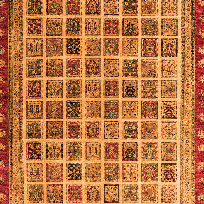 Oriental Orange Modern Rug, abs4192org