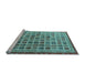 Sideview of Machine Washable Oriental Light Blue Modern Rug, wshabs4192lblu