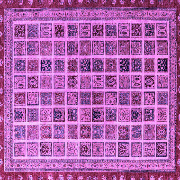 Square Oriental Purple Modern Rug, abs4192pur