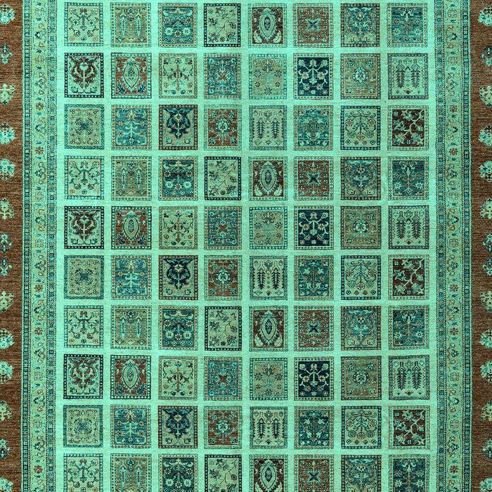 Oriental Turquoise Modern Rug, abs4192turq