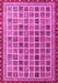 Machine Washable Oriental Pink Modern Rug, wshabs4192pnk