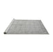 Sideview of Machine Washable Oriental Gray Modern Rug, wshabs4193gry