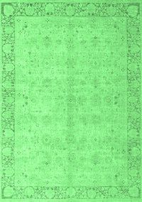 Oriental Emerald Green Modern Rug, abs4193emgrn