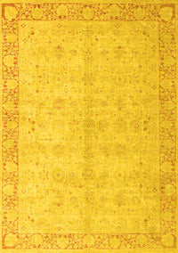 Oriental Yellow Modern Rug, abs4193yw